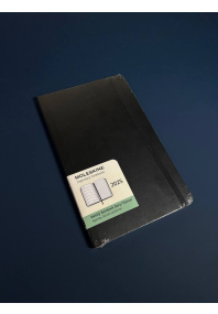 Еженедельник Moleskine CLASSIC SOFT WKNT Large 130х210мм 144стр.  мягкая обложка черный DSB12WN3